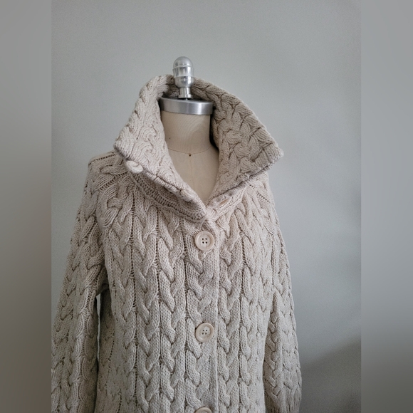 ZARA wool chunky cable knit sweater - Picture 1 of 14